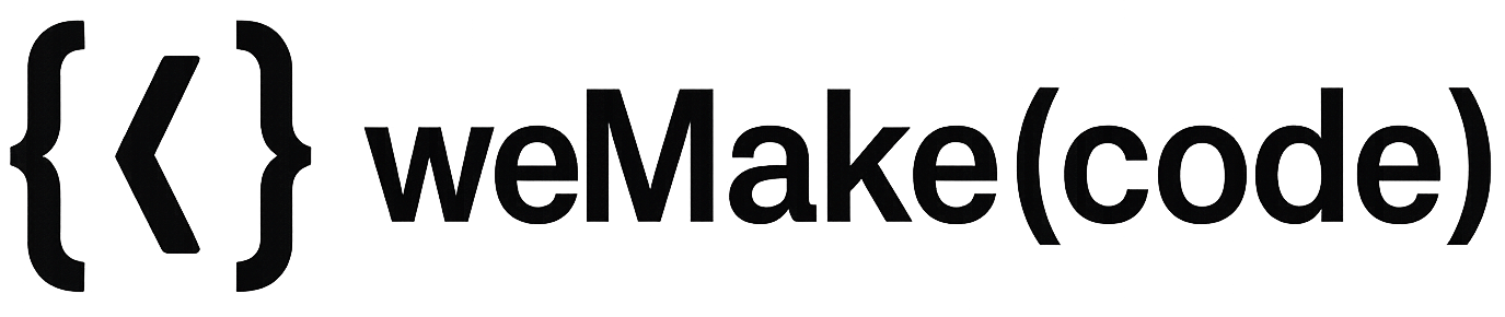 weMakeCode LOGO